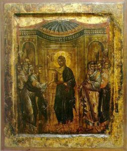 Original i St. Clement kirken, Okrid, Macedonia, 1200-tallet. 